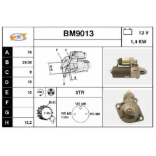 BM9013 SNRA Стартер