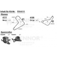 F914111 FLENNOR Комплект ремня грм