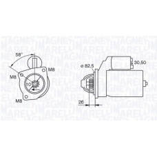 063521100250 MAGNETI MARELLI Стартер