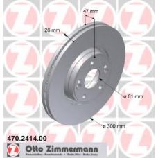 470.2414.00 ZIMMERMANN Тормозной диск