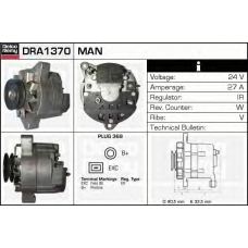 DRA1370 DELCO REMY Генератор