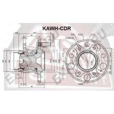 KAWH-CDR ASVA Ступица колеса