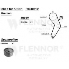 F904081V FLENNOR Комплект ремня грм