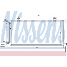 940164 NISSENS Конденсатор, кондиционер