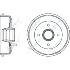 DRM9153 APEC Тормозной барабан