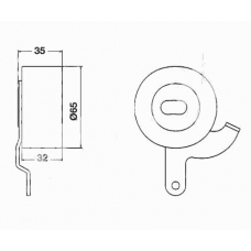 ITB-6405 IPS Parts Устройство для натяжения ремня, ремень грм