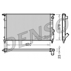 DRM23022 NPS Радиатор, охлаждение двигателя