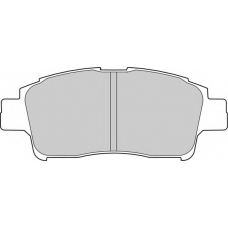 DBP371368 DURON Комплект тормозных колодок, дисковый тормоз