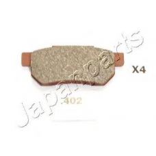 PP-402AF JAPANPARTS Комплект тормозных колодок, дисковый тормоз