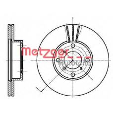 6950.10 METZGER Тормозной диск