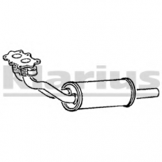 220293 KLARIUS Предглушитель выхлопных газов