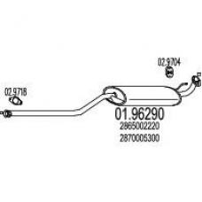 01.96290 MTS Глушитель выхлопных газов конечный