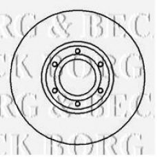 BBD4234 BORG & BECK Тормозной диск