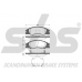 1501223517 S.b.s. Комплект тормозных колодок, дисковый тормоз
