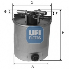 24.026.01 UFI Топливный фильтр