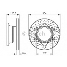 0 986 479 601 BOSCH Тормозной диск