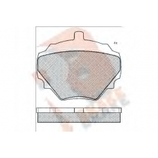 RB0231 R BRAKE Комплект тормозных колодок, дисковый тормоз