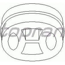 201 717 TOPRAN Кронштейн, глушитель