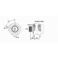 063341829010 MAGNETI MARELLI Генератор