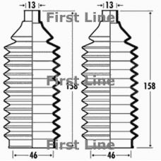 FSG3372 FIRST LINE Пыльник, рулевое управление