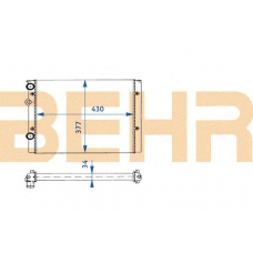 2110230 BEHR Radiator