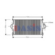 067030N AKS DASIS Интеркулер