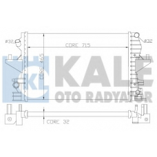 354000 KALE OTO RADYATOR Радиатор, охлаждение двигателя