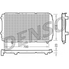 DRM09077 NPS Радиатор, охлаждение двигателя