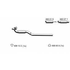 033404 ERNST Труба выхлопного газа