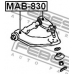 MAB-830 FEBEST Подвеска, рычаг независимой подвески колеса