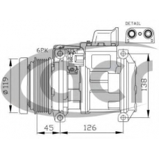 134427R ACR Компрессор, кондиционер