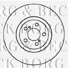 BBD5875S BORG & BECK Тормозной диск