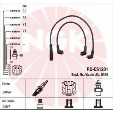 0355 NGK Комплект проводов зажигания