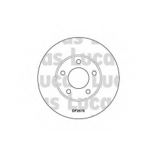 DF2678 TRW Тормозной диск