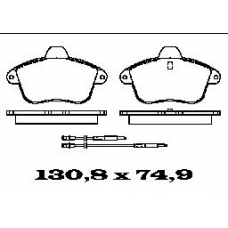 BL1333A2 FTE Комплект тормозных колодок, дисковый тормоз