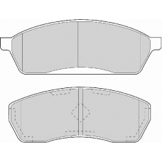 FD7042A NECTO Комплект тормозных колодок, дисковый тормоз