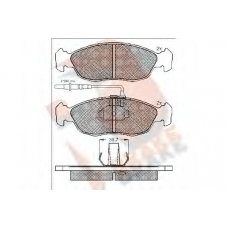 RB0932 R BRAKE Комплект тормозных колодок, дисковый тормоз