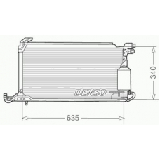 DCN32010 DENSO Конденсатор, кондиционер