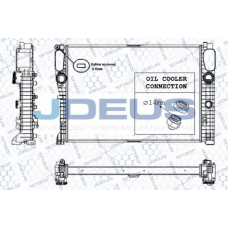 RA0170970 JDEUS Радиатор, охлаждение двигателя