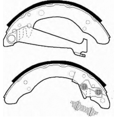 T0610989 RAMEDER Комплект тормозных колодок