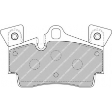FDB1835 FERODO Комплект тормозных колодок, дисковый тормоз