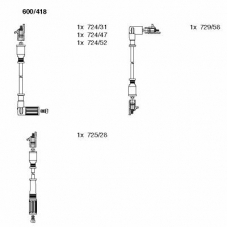 600/418 BREMI Комплект проводов зажигания