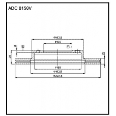 ADC 0158V Allied Nippon Гидравлические цилиндры