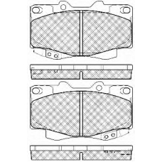 20099 BSF Комплект тормозных колодок, дисковый тормоз
