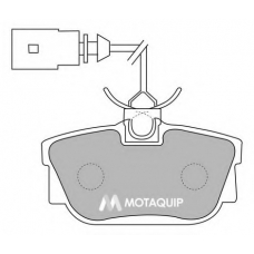 LVXL1127 MOTAQUIP Комплект тормозных колодок, дисковый тормоз