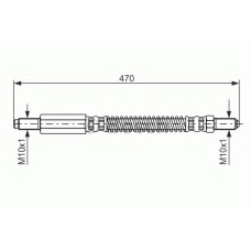 1 987 476 595 BOSCH Тормозной шланг