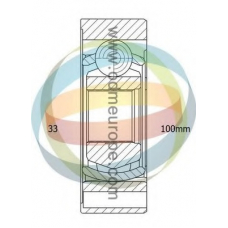 14-216041 ODM-MULTIPARTS Шарнирный комплект, приводной вал