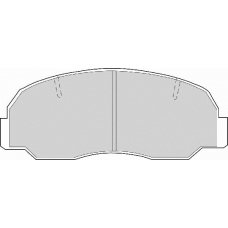 FD6353A NECTO Комплект тормозных колодок, дисковый тормоз