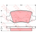 GDB1433 TRW Комплект тормозных колодок, дисковый тормоз