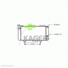 31-0903 KAGER Радиатор, охлаждение двигателя